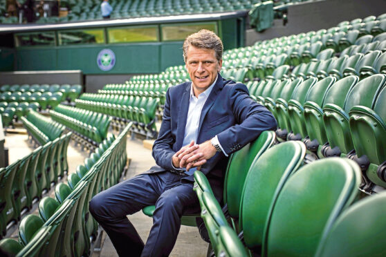 Andrew Castle at Wimbledon ahead of a bumper fortnight of tennis action
