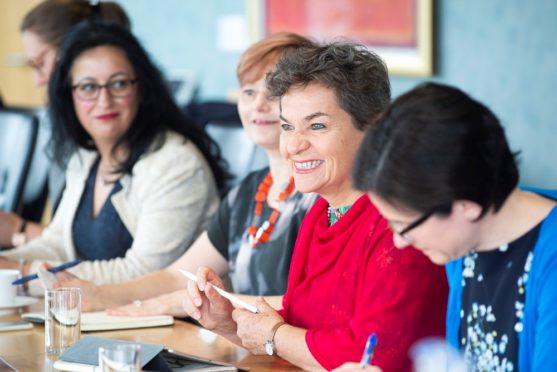 Edinburgh Science hosts a roundtable discussion with Christiana Figueres and industry leaders in 2019.