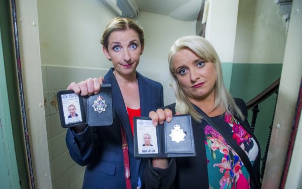 Julie Wilson Nimmo and Louise McCarthy in Scot Squad