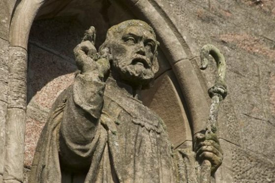 St Columbas is believed to have brought Christianity to Scotland.