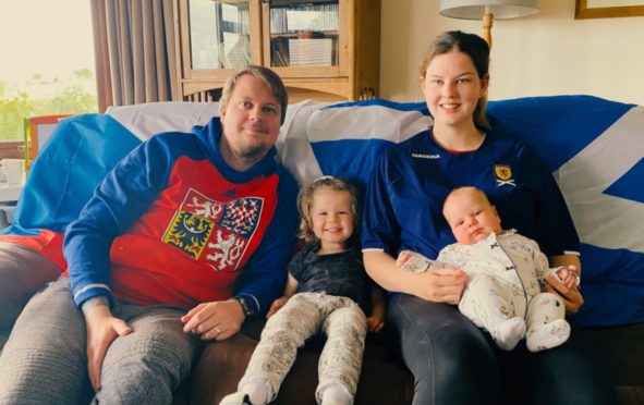 A perfect match but Czech-Scots couple are split on big match hopes