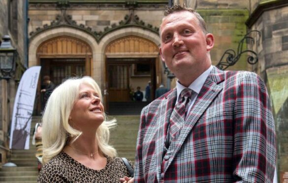 Doddie Weir and his wife Kath in 2019