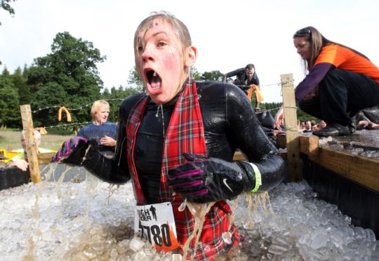 A Tough Mudder racer