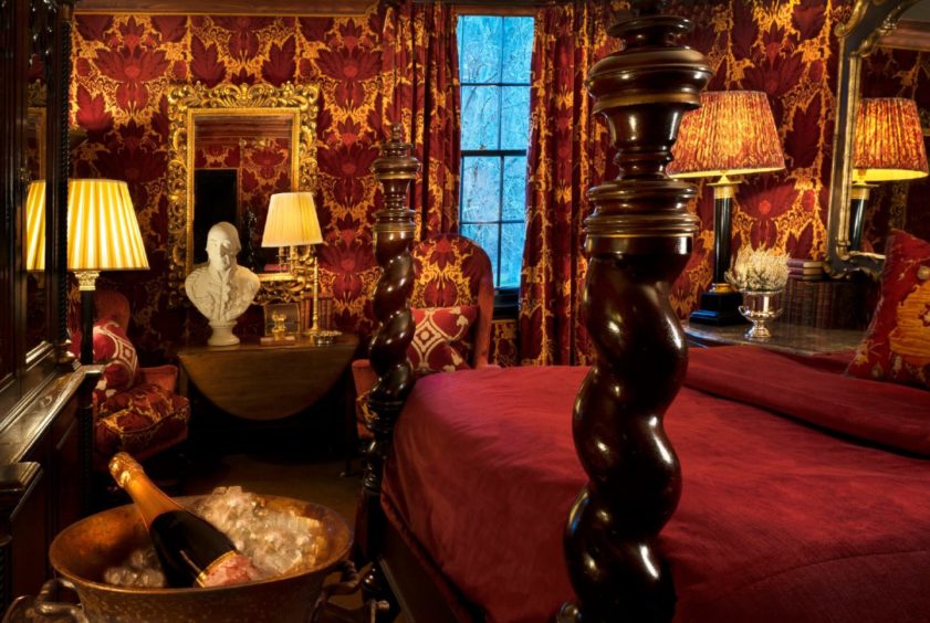A Prestonfield House bedroom