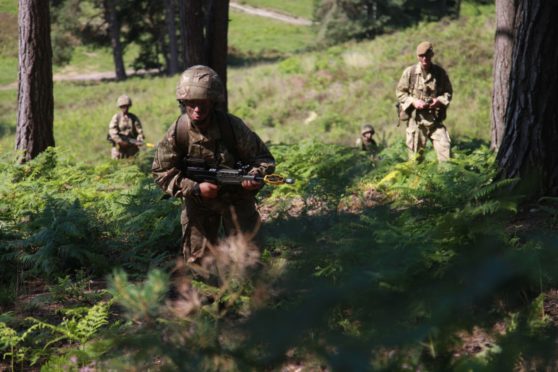 Women Army recruits train at Sandhurst in 2013