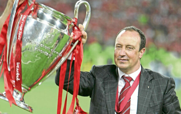 Rafa Bentitez won the Champions League with Liverpool in 2005