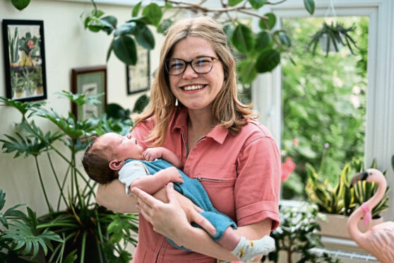 Libby and her son Robin