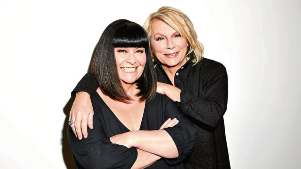 Dawn French and Jennifer Saunders.