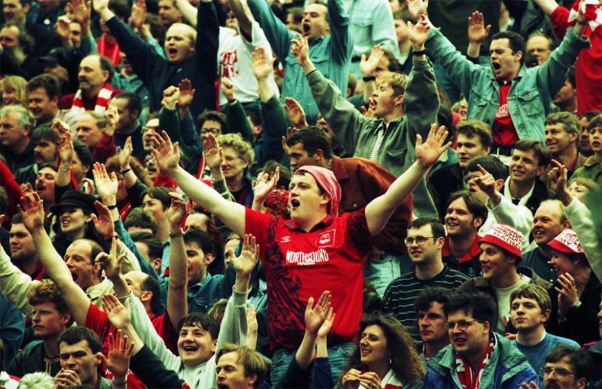 Aberdeen Supporters in 1995