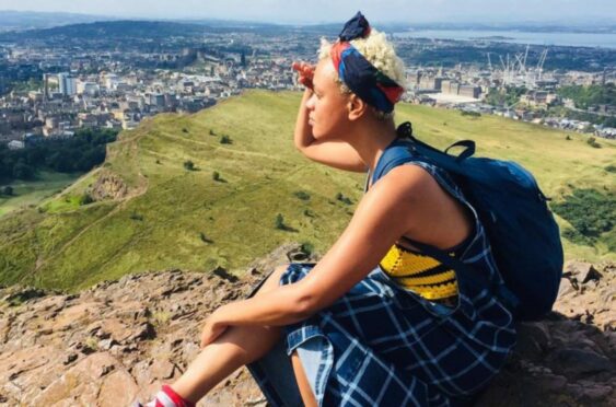 Gemma broke her leg on Arthur’s Seat just three weeks after moving to Edinburgh