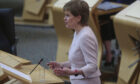 First minister Nicola Sturgeon