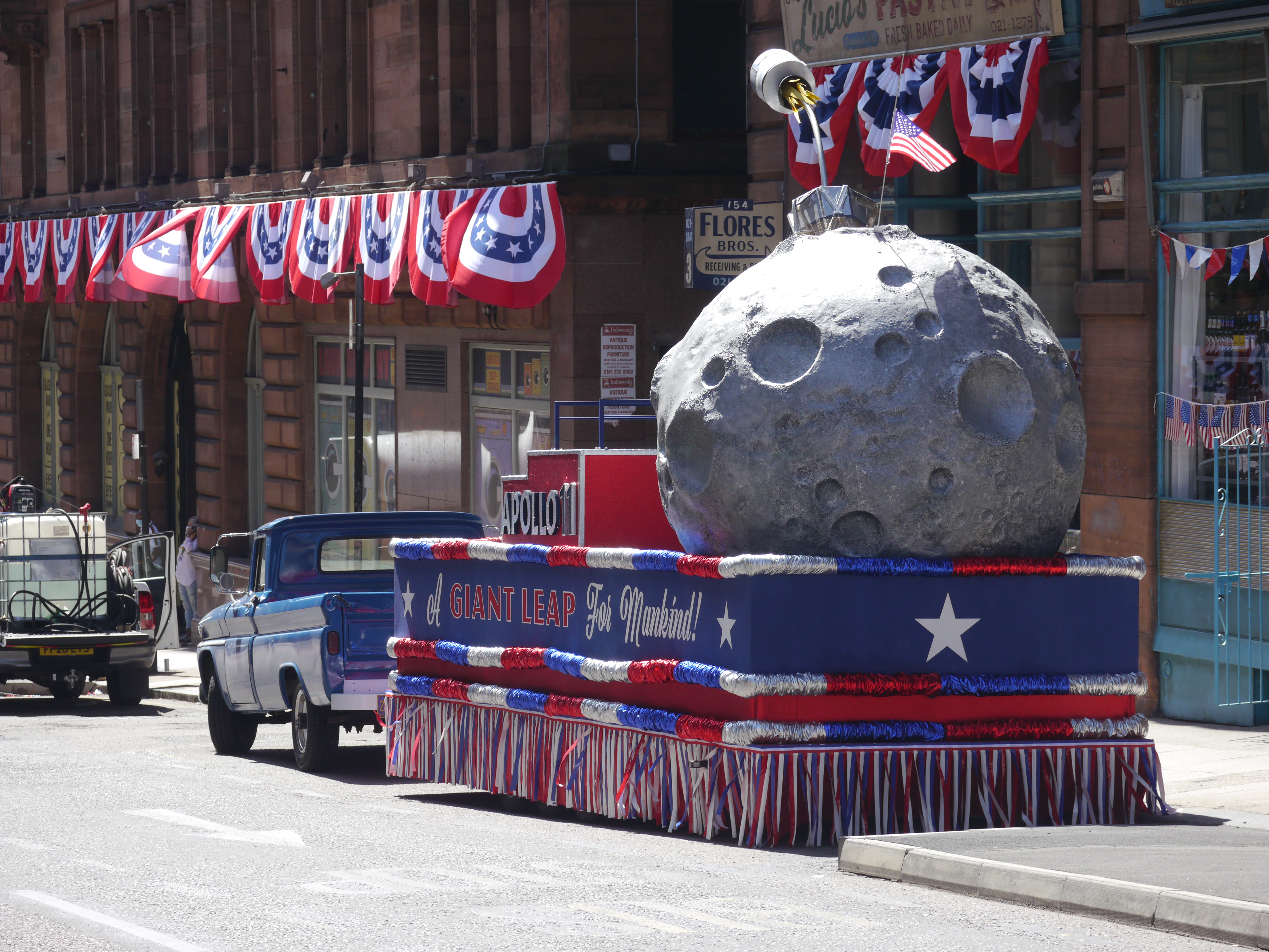 One of the parade floats