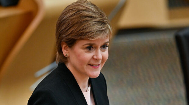 First Minister Nicola Sturgeon.