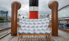 The sofa on the deck of PS Waverley
