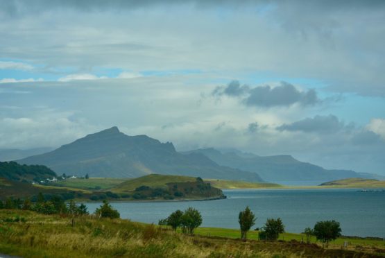 Raasay as seen from neighbouring Isle of Skye