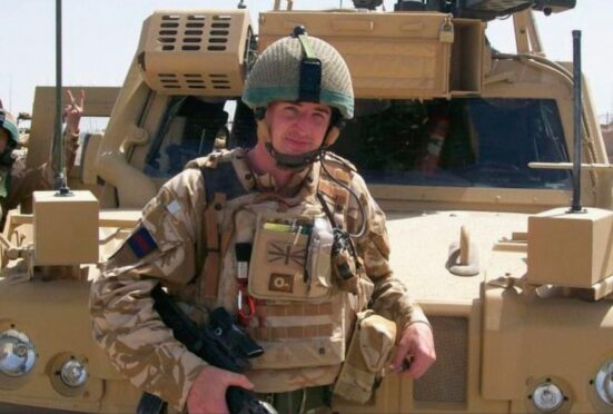 Lance Corporal Stephen Monkhouse in Afghanistan