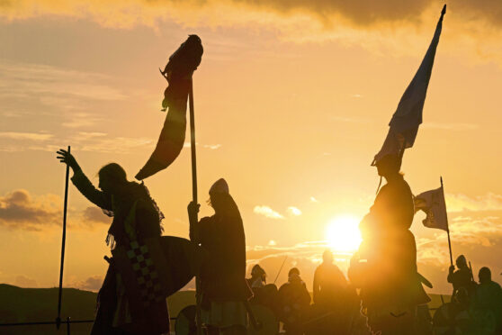Sun sets on the Largs Viking Festival