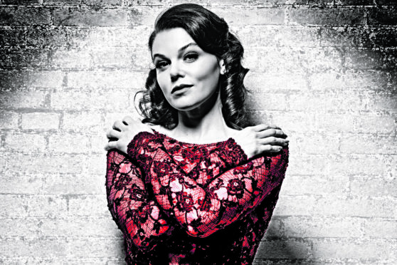 Faye Brookes as Roxie in Chicago