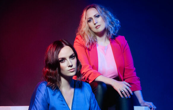 Marissa Keltie (left) and Caroline Gilmour of The Eves