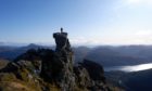 Autumn walk up Ben Arthur, views to Ben Narnain, Ben Ime and Ben Lomond