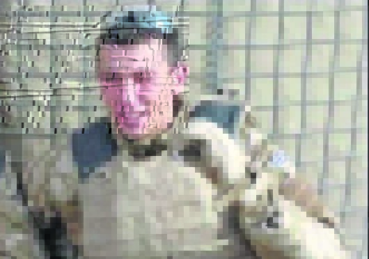 Royal Scots Borderers Private Stuart Collins, who has died 12 years after sustaining devastating injuries from sniper shot.