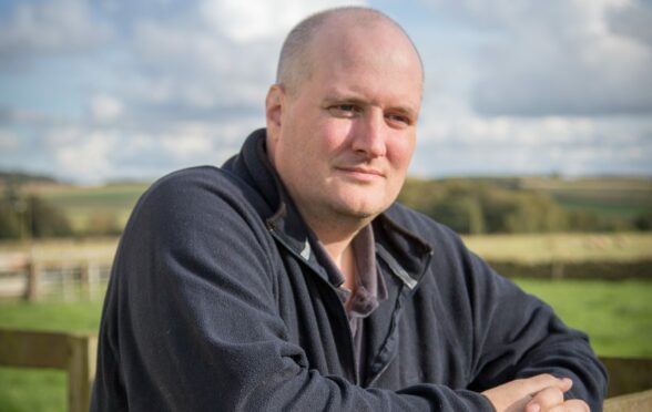 Graeme Macleod on his farm