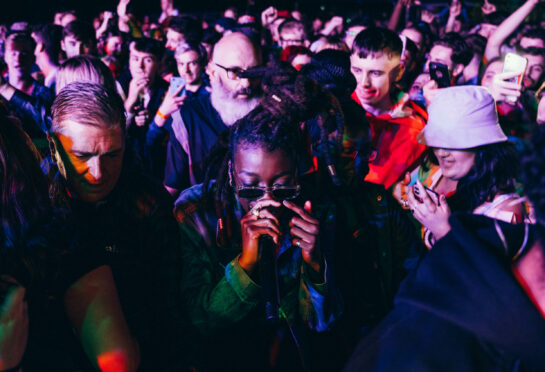 Little Simz took a trip into the crowd in her stunning TRNSMT set