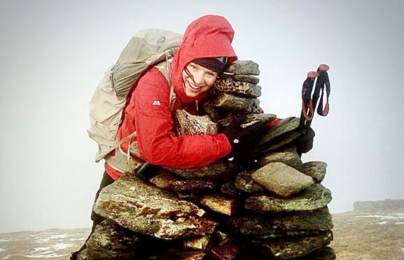 Munro-hugger Shona during South Glen Shiel Ridge climb