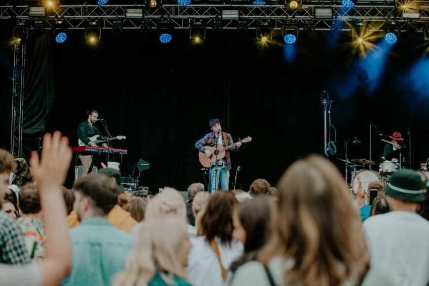 Ryan on stage at TRNSMT