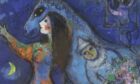 L’Écuyère (The Horse Rider), was created by Marc Chagall between 1949-53 and will be on display at the Scottish National Gallery of Modern Art in Edinburgh next month