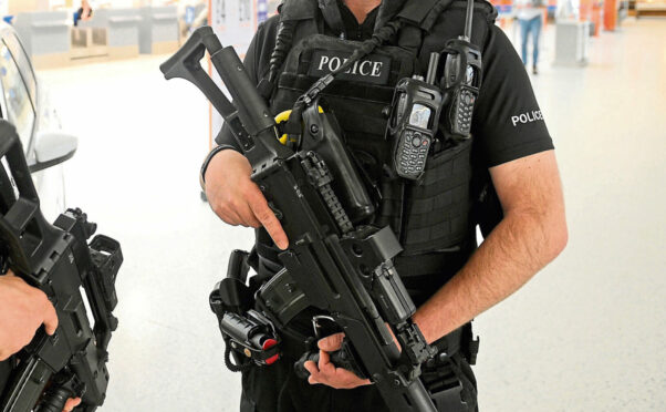 Armed police unit.