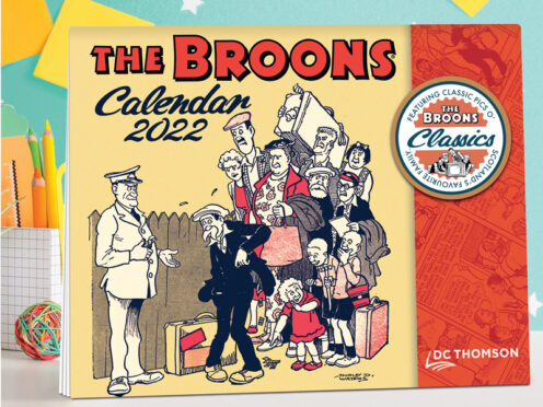 The latest calendars from The Broons and Oor Wullie are now available.