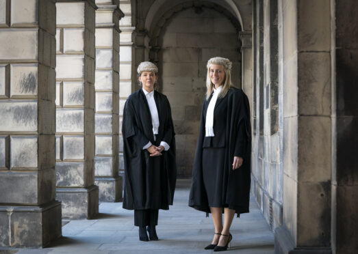 Lord Advocate Dorothy Bain QC, left, and Solicitor General Ruth Charteris QC  in Edinburgh June after being sworn in – the first time both posts have been held by women at the same time