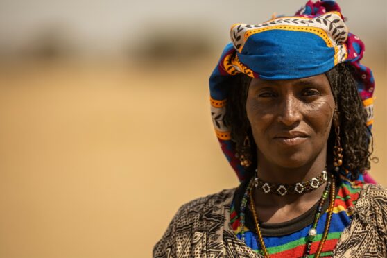 Orbisa, who lives with her husband and nine children in Afar, north-east Ethiopia – one of the hottest inhabited places in the world