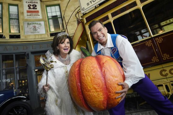 Panto favourite Elaine C Smith stars as the Fairy Godmather with Johnny Mac as Buttons in Cinderella