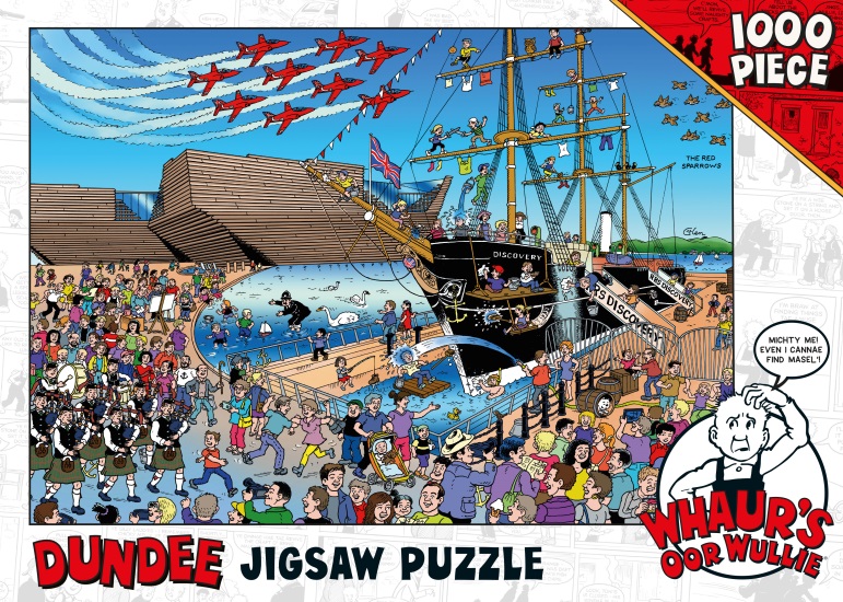 Whaur’s Oor Wullie in Dundee Jigsaw Puzzle