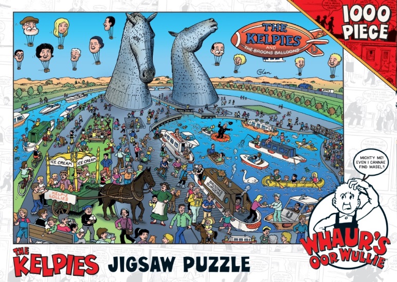 Whaur's Oor Wullie & Kelpies Jigsaw Puzzle