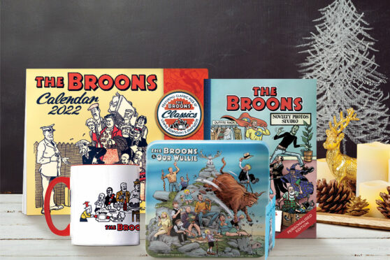 Browse a fantoosh selection of gift ideas including The Broons Christmas Pack (pictured).