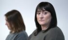 Louise Slorance (left) and Kimberly Darroch (right) during a press conference at the Edinburgh Training Conference Venue ahead of debate in the Scottish Parliament calling for the senior management of NHSGCC (NHS Greater Glasgow and Clyde) to step down.