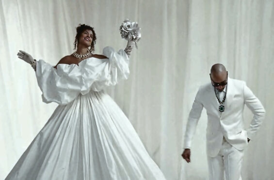 Alicia Keys wears Valentino Garavani in Best Of Me video.