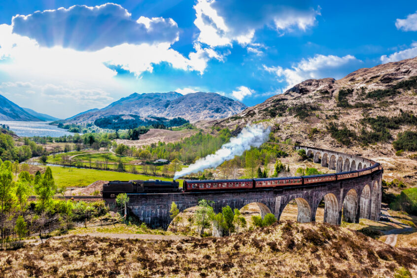 The iconic Glenfinnan Viaduct.