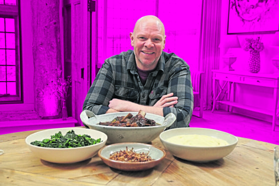 Star chef Tom Kerridge reveals his carefree approach to Sunday dinners with the family