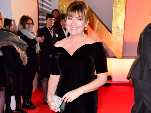 Lorraine Kelly attending the National Television Awards 2019 held at the O2 Arena, London.