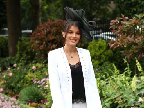 Helen Flanagan during day two of Royal Ascot at Ascot Racecourse (Jonathan Brady/PA)