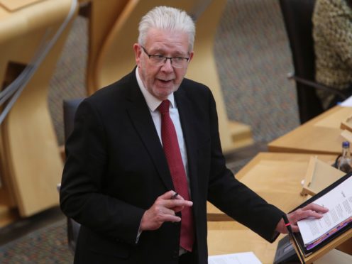 Mike Russell claimed the UK’s Brexit deal would be ‘very damaging to the economy and for jobs’ (Fraser Bremner/Scottish Daily Mail/PA)