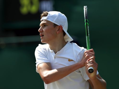 Jack Draper’s ATP Tour debut saw him forced to retire after collapsing in the heat (Jonathan Brady/PA)