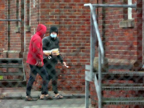 A view of Napier Barracks in Folkestone, Kent, which is currently being used by the Government to house people seeking asylum in the UK (Gareth Fuller/PA)