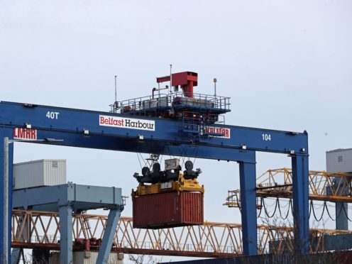 The protocol was a compromise struck to avoid a hard border on the island of Ireland (Niall Carson/PA)