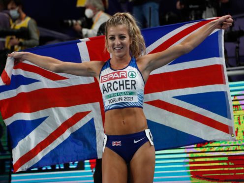 Holly Archer had a nervous wait before being reinstated as winner of the silver medal in the women’s 1500 metres (Darko Vojinovic/AP)