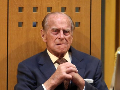The Duke of Edinburgh attends the opening session of the National Assembly at the Senedd in Cardiff (Steve Parsons/PA)